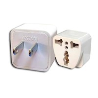 Adaptador x2 Unid Enchufe Plano Múltiples Opalux AP-6048